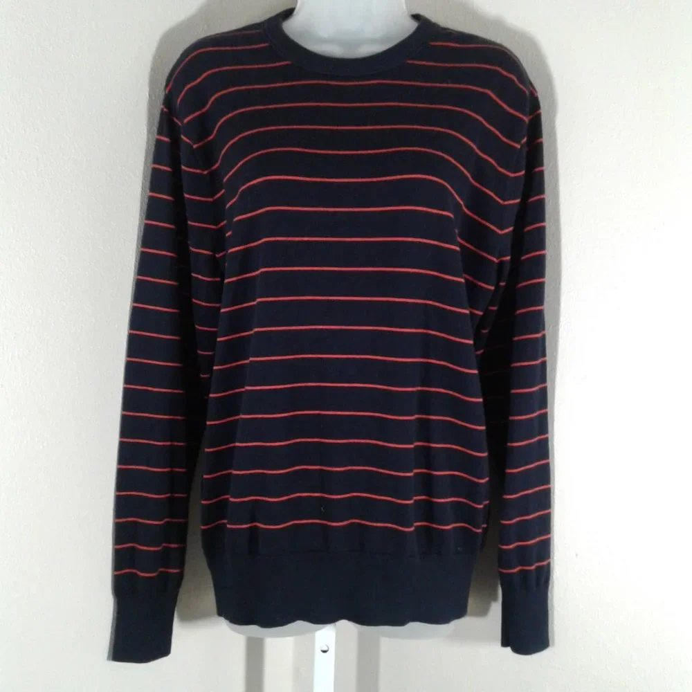 Vintage J. Crew Women's 100% Cotton Nautical Sweater - M - Good Condition